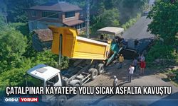 Çatalpınar Kayatepe Yolu Sıcak Asfalta Kavuştu