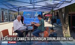 Çaybaşı ve Çamaş'ta Vatandaşın Sorunları Dinlendi