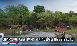 Çınarsuyu Tabiat Parkı Yeni Yüzüyle Hizmete Açıldı