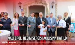 Vali Erol, Resim Sergisi Açılışına Katıldı