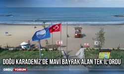 Doğu Karadeniz'de Mavi Bayrak Alan Tek İl Ordu