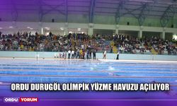 Ordu Durugöl Olimpik Yüzme Havuzu Açılıyor