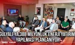Gülyalı’ya 388 Milyonluk Enerji Yatırımı Yapılması Planlanıyor