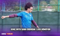 Genç Orta Saha Erdoğan 1.Lige Dönüyor
