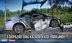 Eskipazar'daki Kazada 4 Kişi Yaralandı