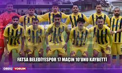 Fatsa Belediyespor 17 Maçın 10'unu Kaybetti