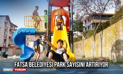 Fatsa Belediyesi Park Sayısını Artırıyor