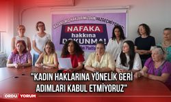"Kadın Haklarına Yönelik Geri Adımları Kabul Etmiyoruz"