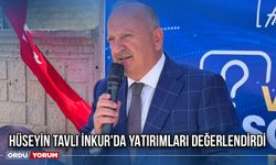 Hüseyin Tavlı İnkur'da Yatırımları Değerlendirdi