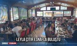 Leyla Çıtır Esnafla Buluştu