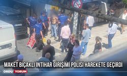 Maket Bıçaklı İntihar Girişimi Polisi Harekete Geçirdi