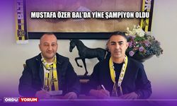 Mustafa Özer Bal'da Yine Şampiyon Oldu