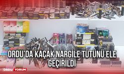 Ordu’da Kaçak Nargile Tütünü Ele Geçirildi