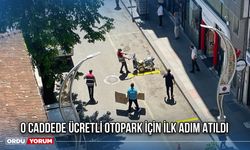 O Caddede Ücretli Otopark İçin İlk Adım Atıldı