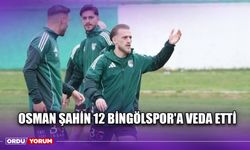 Osman Şahin 12 Bingölspor'a Veda Etti