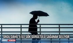 Ordu Dahil 5 İle Gök Gürültülü Sağanak Geliyor