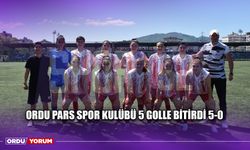 Ordu Pars Spor Kulübü 5 Golle Bitirdi 5-0
