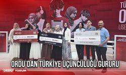 Ordu’dan Türkiye Üçüncülüğü Gururu