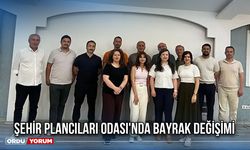 Şehir Plancıları Odası'nda Bayrak Değişimi