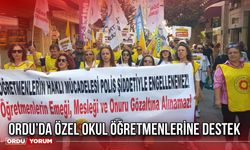 Ordu’da Özel Okul Öğretmenlerine Destek