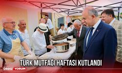 Türk Mutfağı Haftası Kutlandı
