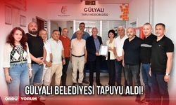 Gülyalı Belediyesi Tapuyu Aldı!