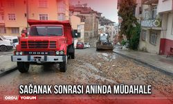 Sağanak Sonrası Anında Müdahale
