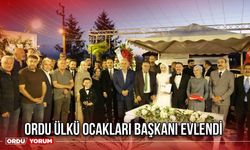 Ordu Ülkü Ocakları Başkanı Evlendi