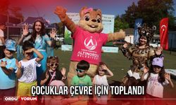 Çocuklar Çevre İçin Toplandı
