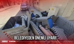 Belediyeden Önemli Uyarı!