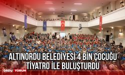 Altınordu Belediyesi 4 Bin Çocuğu Tiyatro ile Buluşturdu