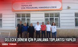 Gelecek Dönem İçin Planlama Toplantısı Yapıldı
