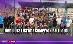 Ordu U13 Ligi'nde Şampiyon Belli Oldu