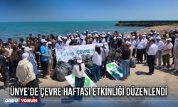Ünye'de Çevre Haftası Etkinliği Düzenlendi