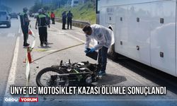 Ünye’de Motosiklet Kazası Ölümle Sonuçlandı
