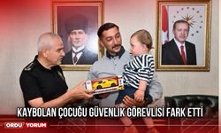 Kaybolan Çocuğu Güvenlik Görevlisi Fark Etti