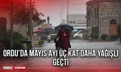 Ordu’da Mayıs Ayı Üç Kat Daha Yağışlı Geçti