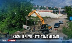 Yağmur Suyu Hattı Tamamlandı