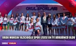 Ordu Muhsin Yazıcıoğlu Spor Lisesi En İyi Dördüncü Oldu