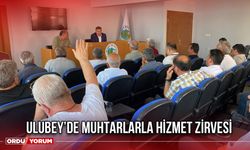 Ulubey’de Muhtarlarla Hizmet Zirvesi