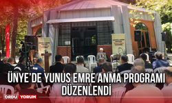 Ünye’de Yunus Emre Anma Programı Düzenlendi