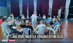 1.496 Öğretmen İlk Yardım Eğitimi Aldı