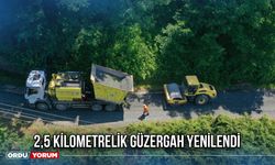 2,5 Kilometrelik Güzergah Yenilendi