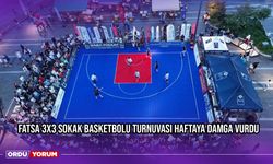 Fatsa 3x3 Sokak Basketbolu Turnuvası Haftaya Damga Vurdu