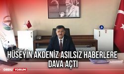 Hüseyin Akdeniz Asılsız Haberlere Dava Açtı