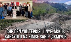CHP’den Yol Tepkisi: Ünye-Akkuş Karayolu’na Kimse Sahip Çıkmıyor