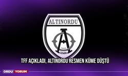 TFF Açıkladı, Altınordu Resmen Küme Düştü