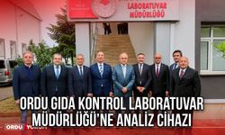 Ordu Gıda Kontrol Laboratuvar Müdürlüğü’ne Analiz Cihazı