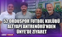 52 Orduspor Futbol Kulübü Altyapı Antrenörü'nden Ünye'de Ziyaret