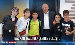 Başkan Tavlı Gençlerle Buluştu